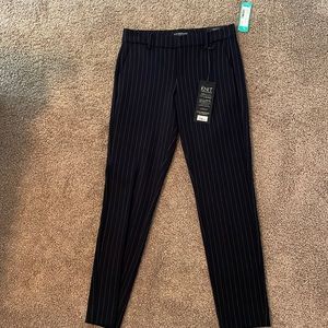 Straight leg knit trouser (striped). Size 0/25